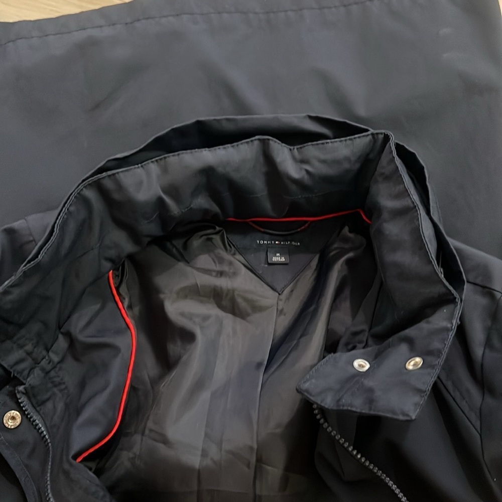Tommy Hilfiger Navy Utility Barn Hooded Jacket - Picture 10 of 11